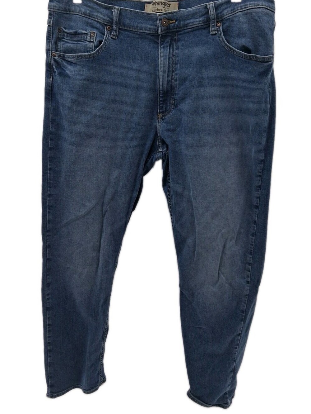 Wrangler Jeans Mens Size 38x30 Blue Denim Straight Fit Outdoor Work Wear Casual